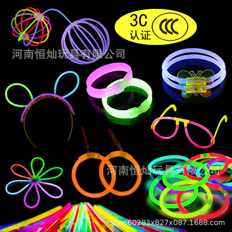 Glow Stick 4.5mm Bracelet 100 Pieces Holiday Concert Douyin Hot Selling Luminous Bracelet