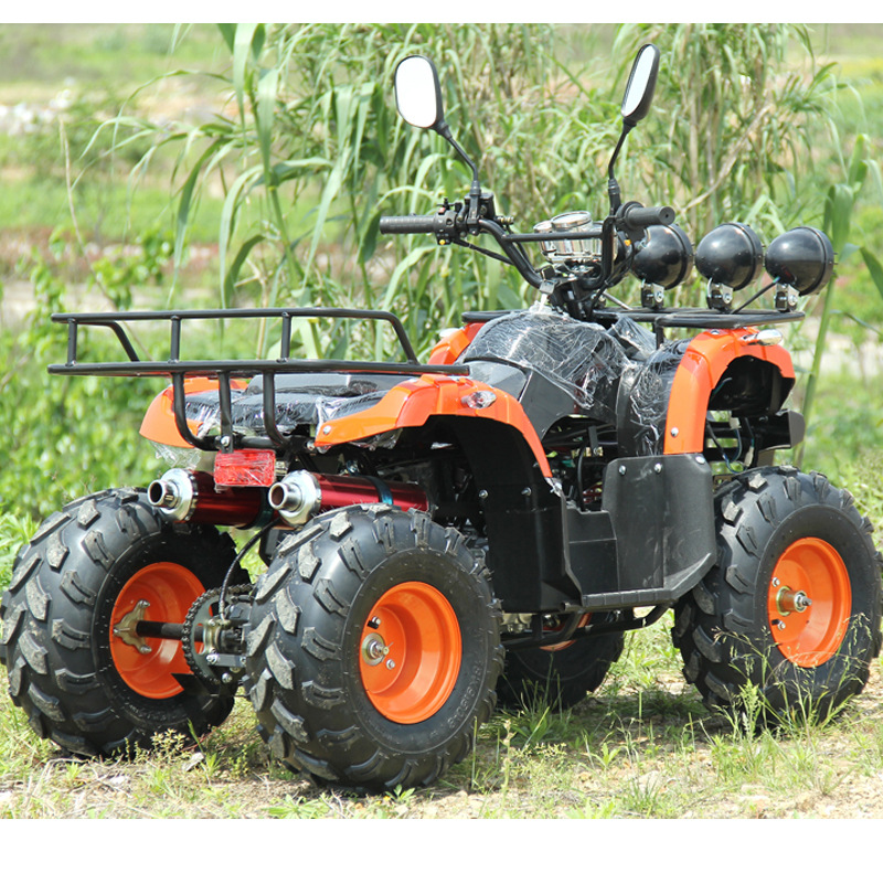 Small Bull Atv Four-Wheel Off-Road Electric All-Terrain Large 125 Gasoline Atn Adult Mountain Motorcycle