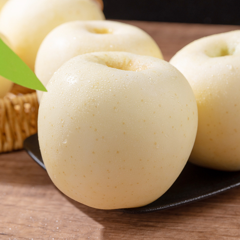 Wholesale Gold Cream Fuji Apple Fresh Fruit Qixia Yellow White Apple Free Shipping on Behalf of