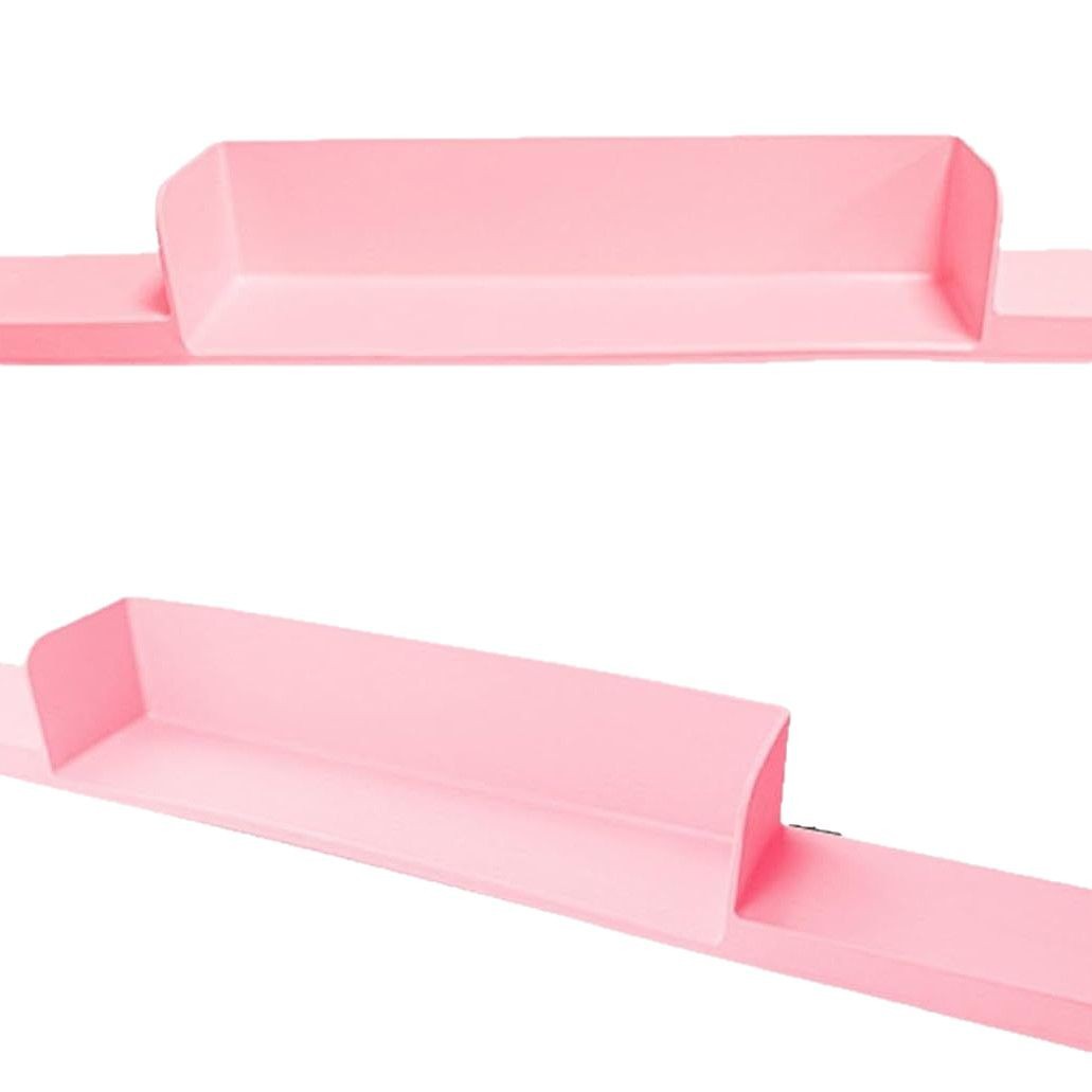 Bathroom Tub Splash Water Resistant Silicone Baffle Easy Installation Easy Removal Movable Easy to Carry Sturdy Toy Tray