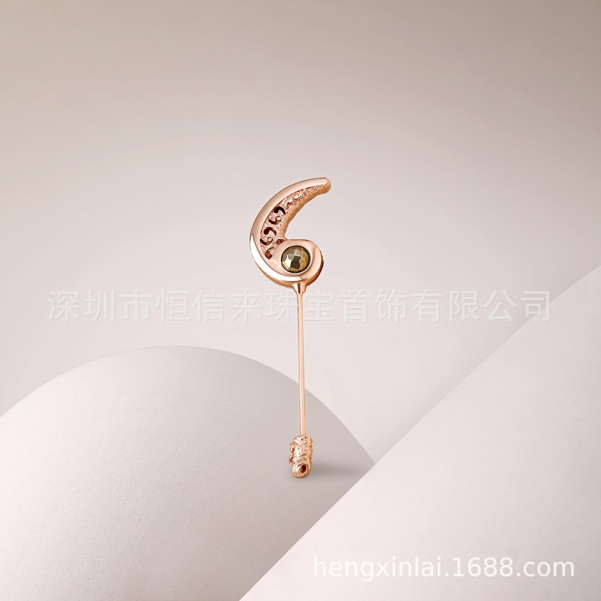 Дизайн и производство броши бренда одежды, золотая брошь, дизайн и обработка броши из 18K золота