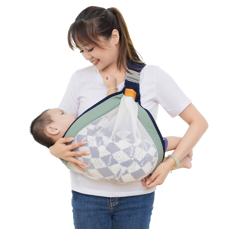 Newborn Baby Front-Carry Sling Frees Hands to Hold Baby When Going Out, Simple Baby and Toddler Horizontal Sling