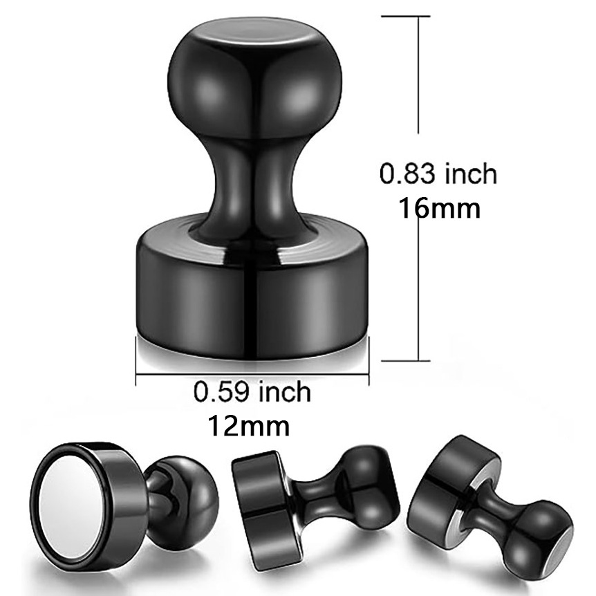 Spot Wholesale Strong Magnetic Metal Magnetic Nails Refrigerator Magnets Strong Magnetic Nails Calligraphy and Painting Felt Magnets Strong Magnetic Thumbtacks