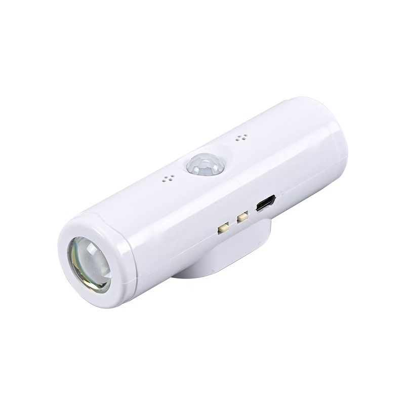 Cross-Border Indoor Intelligent Human Body Induction Rechargeable Night Light Atmosphere Light Cabinet Aisle Night Light Home Night Light