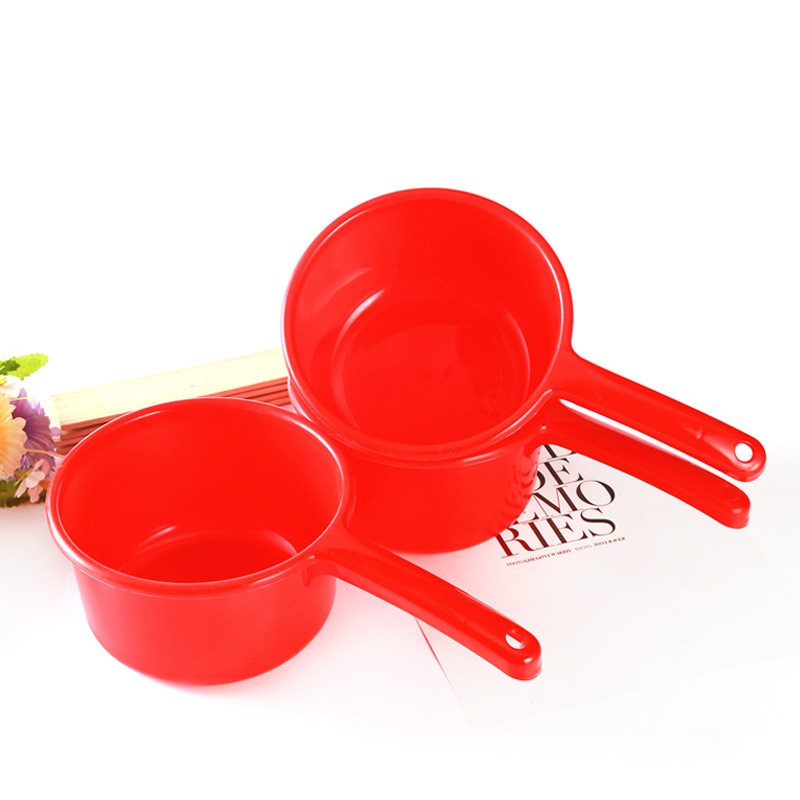 14.5 см домашний красный совок для воды, плавающий, выставочный, большой, с длинной ручкой, пластиковый совок