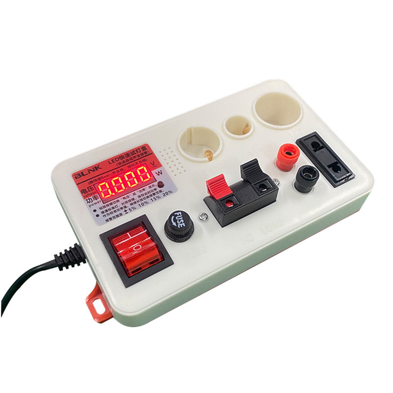 Factory Direct Supply Plug-In Defective Product Prompt Function Led Lighting Production Tester Power Meter Test Light Box