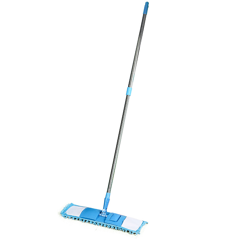Amazon cross-border hot sale 42CM Sherier flat mop stainless steel telescopic rod absorbent mop artifact