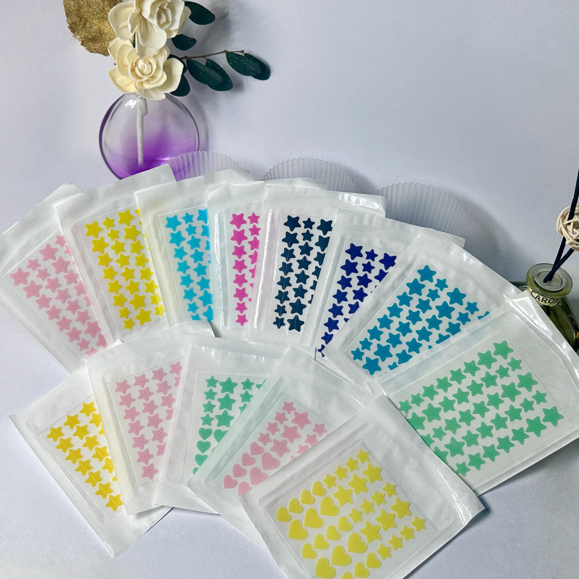 Amazon Star Acne Patch Hydrocolloid Export Colorful 40Pcs 28Pcs Acne Patch Pe Acne Patch Cross-Border Wholesale