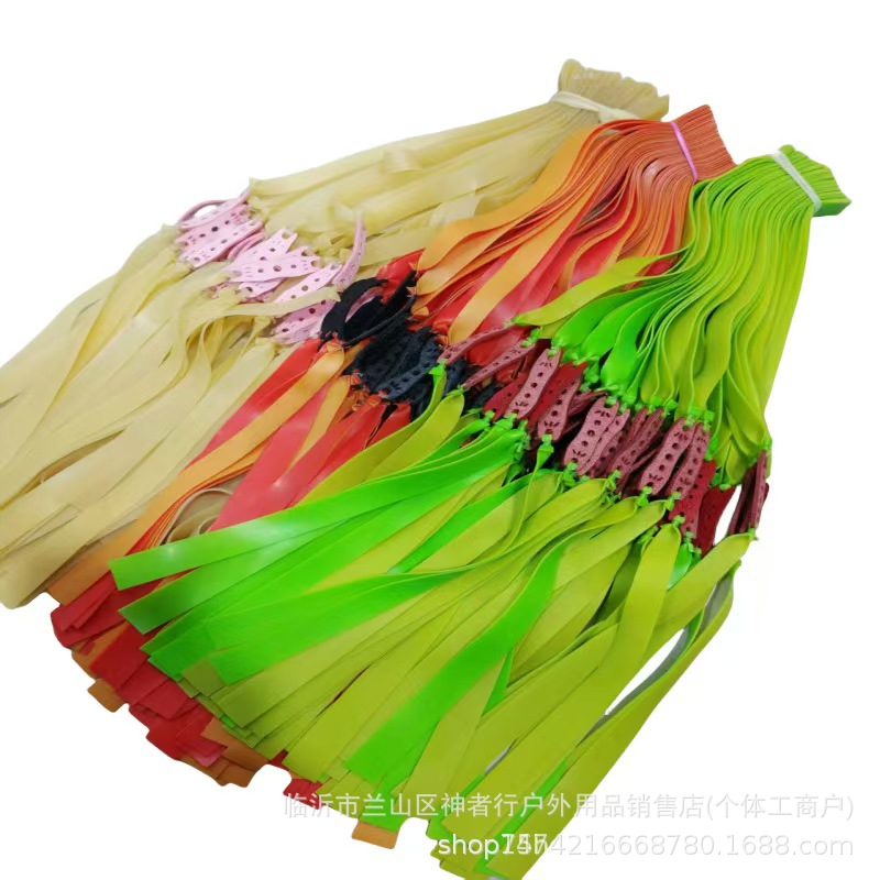 Slingshot Flat Rubber Band Set 1.0 Thickeneded Thickness Flat Rubber Band Various Thickness Flat Rubber Band Shooting Fish Hand Guard Fish Eagle