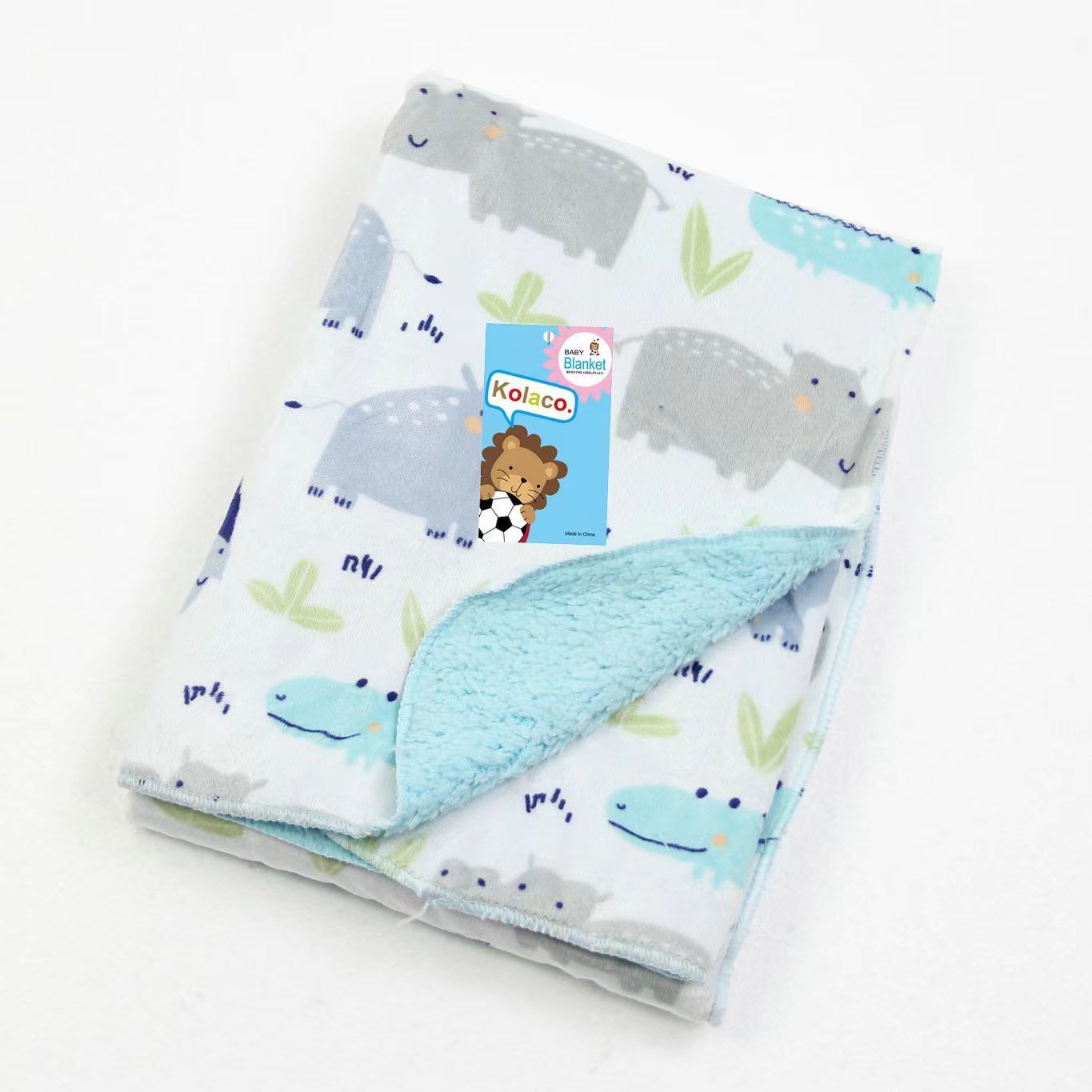 Roufei Baby Blanket Baby Blanket Double-layer Baby Blanket Short Plush Blanket