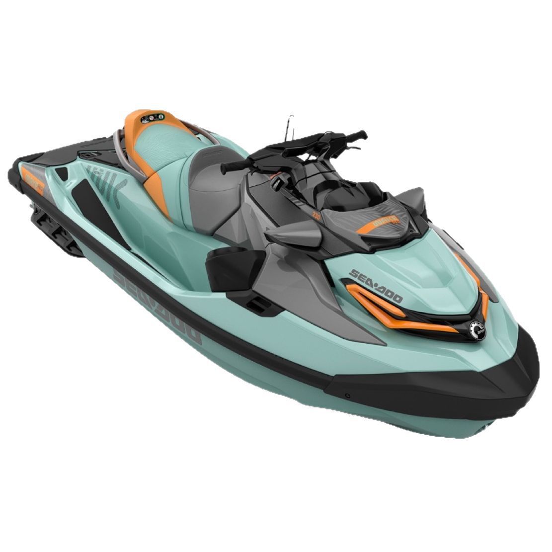 2025 Brp Jet Ski Sea Motorcycle Cruise Jet Ski Water Skiing Boat 230 Metallic Yellow + Lava Red