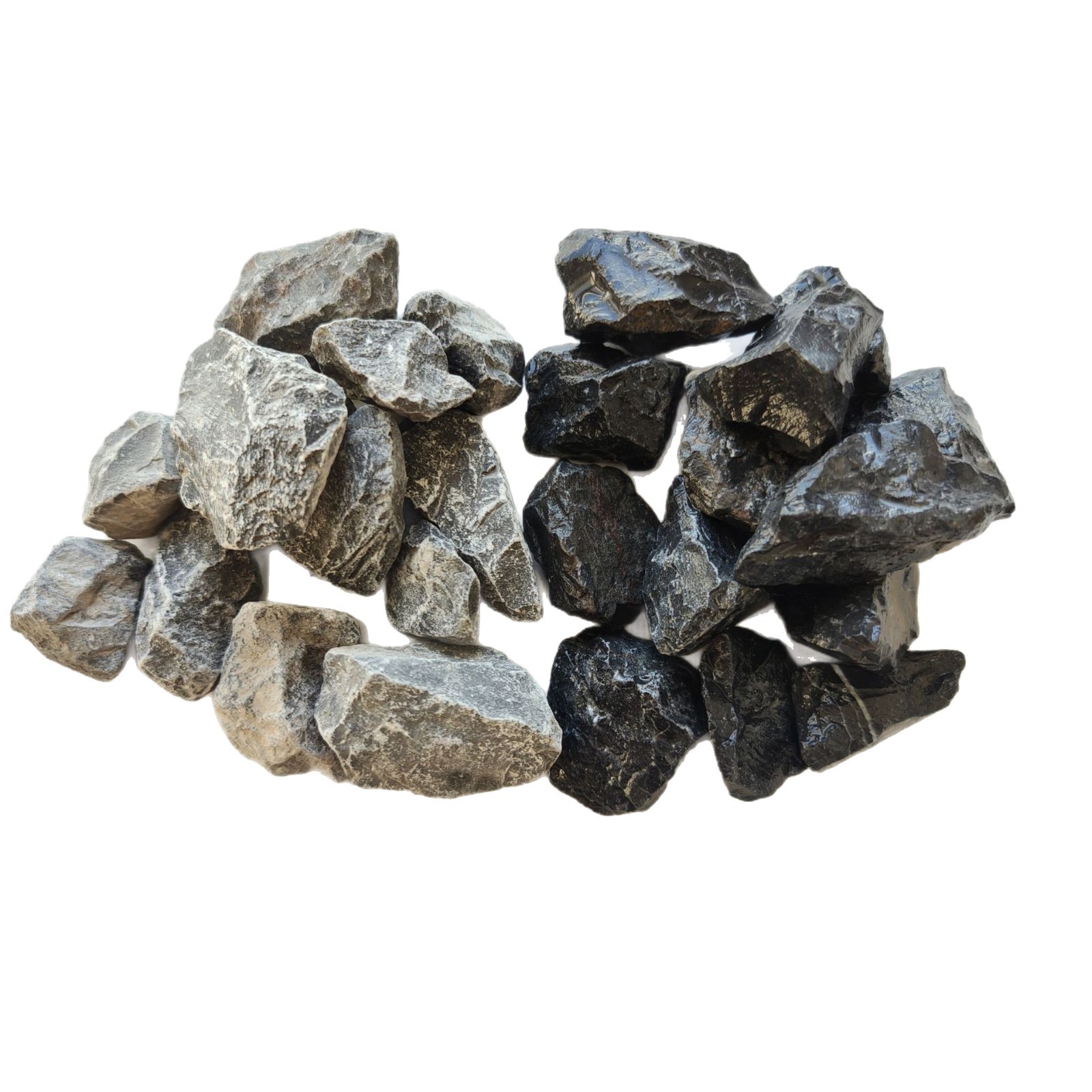 Factory Wholesale Black Gravel for Construction, Courtyard Landscaping, Washed Stone, Permeable Road Paving, Black and Gray Crushed Pebbles