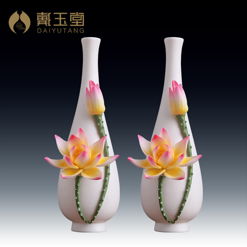 Керамическая ваза в форме капли, ваза Гуаньинь, домашние аксессуары для цветочной композиции