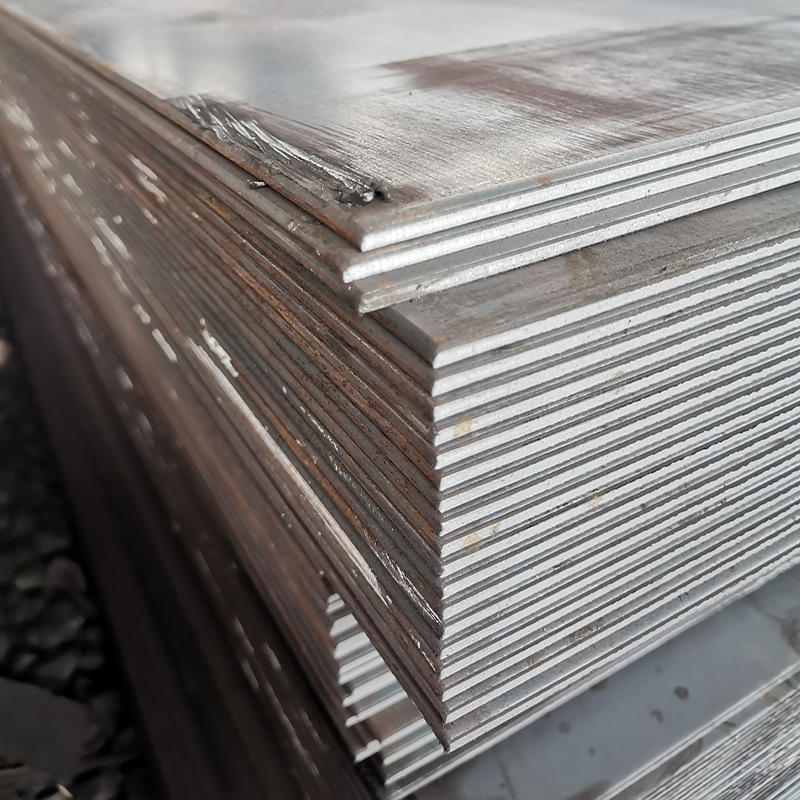 Guangdong supply medium-thick iron plate hot-rolled steel plate processing construction site hot-rolled general plate can be fixed to size to add steel plate