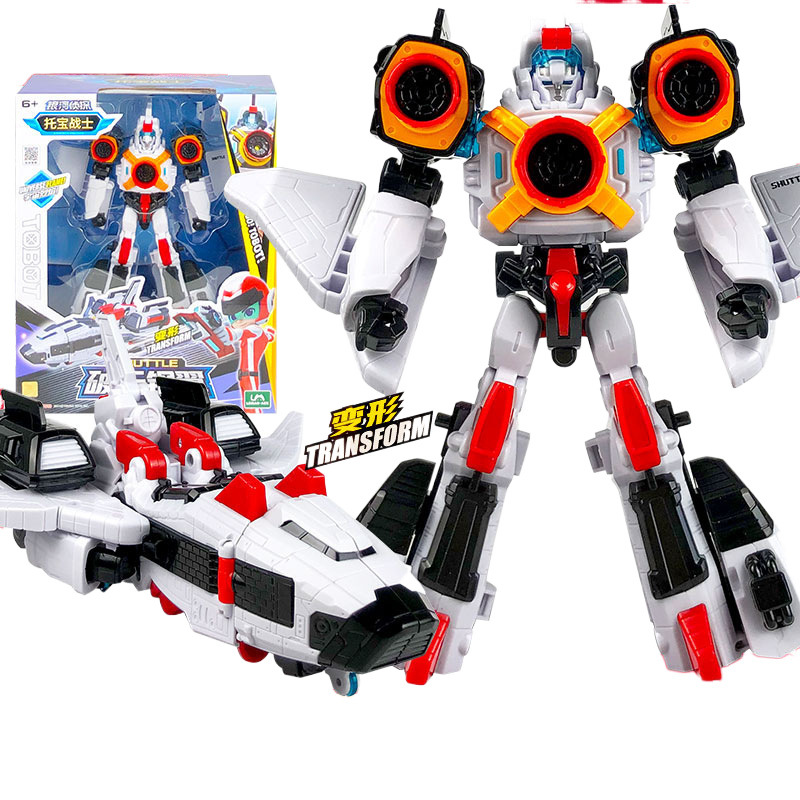 Topo Warrior's Galaxy Detective Skybreak Steel Wings Fortitude Deformed Fit Robot Toy Boy Tuobao Brothers