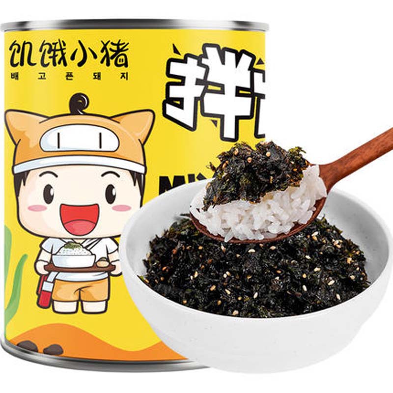 Ready-To-Eat Sesame Fried Seaweed Shredded Korean Style Bibimbap Seaweed Snacks Seaweed Shake Rice Balls Bibimbap Seaweed
