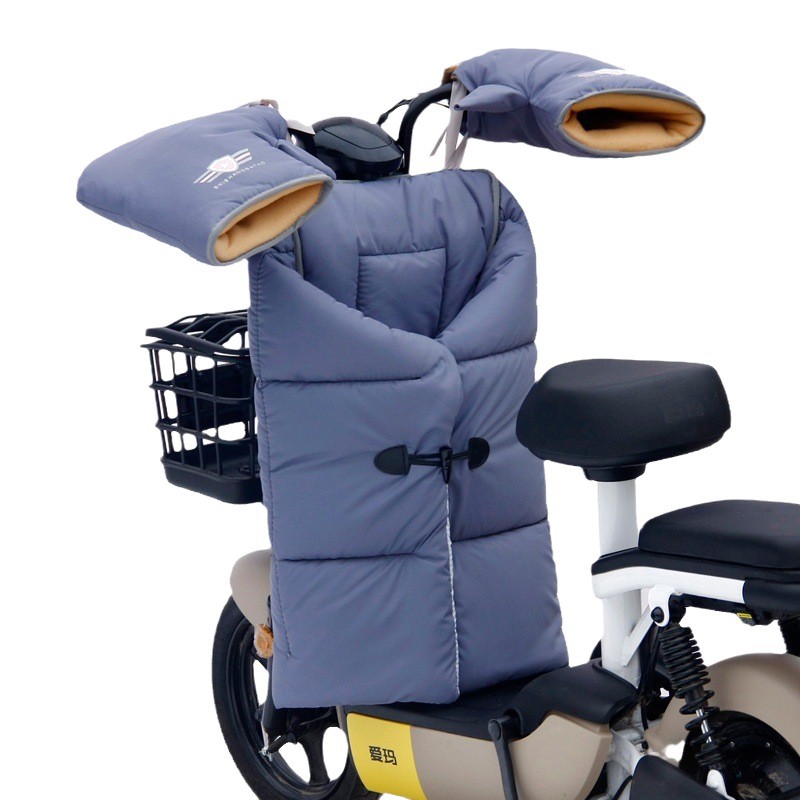 Factory direct electric car windshield winter velvet padded small split battery motorcycle warm windshield cover