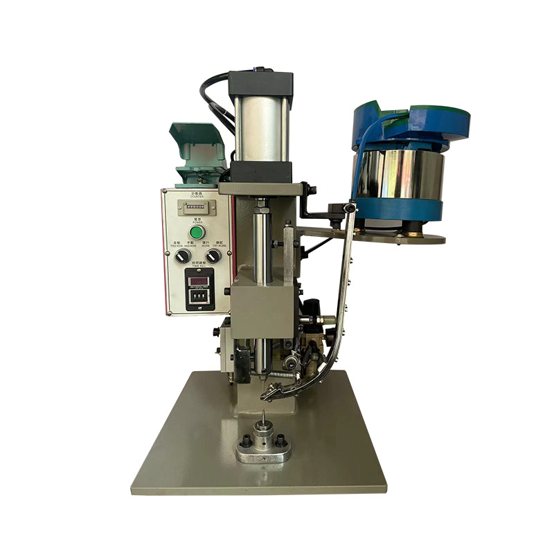 Pneumatic riveting machine hollow eyelet bag sheet metal riveting handbag automatic nail delivery multi-head riveting electric riveting machine