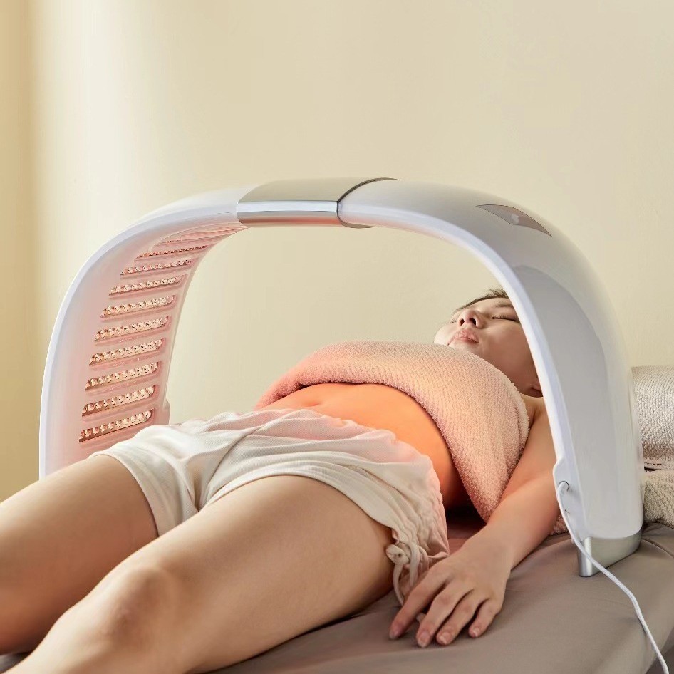 Cross-Border Seven-Color Light Spectrometer Beauty Salon Facial Beauty Phototherapy Device Skin Rejuvenation Whole Body Beauty Device Led Light Therapy