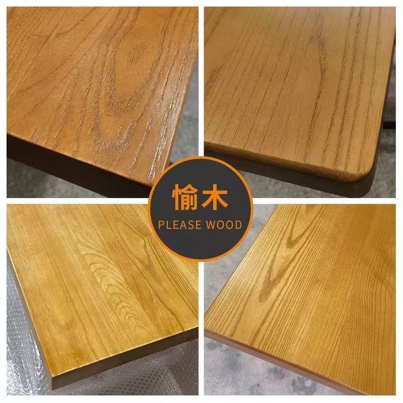 Pine Solid Wood Board Desktop Bar Table Dining Table Office Computer Table Bay Window Table Solid Wood Factory Cross-Border Wholesale