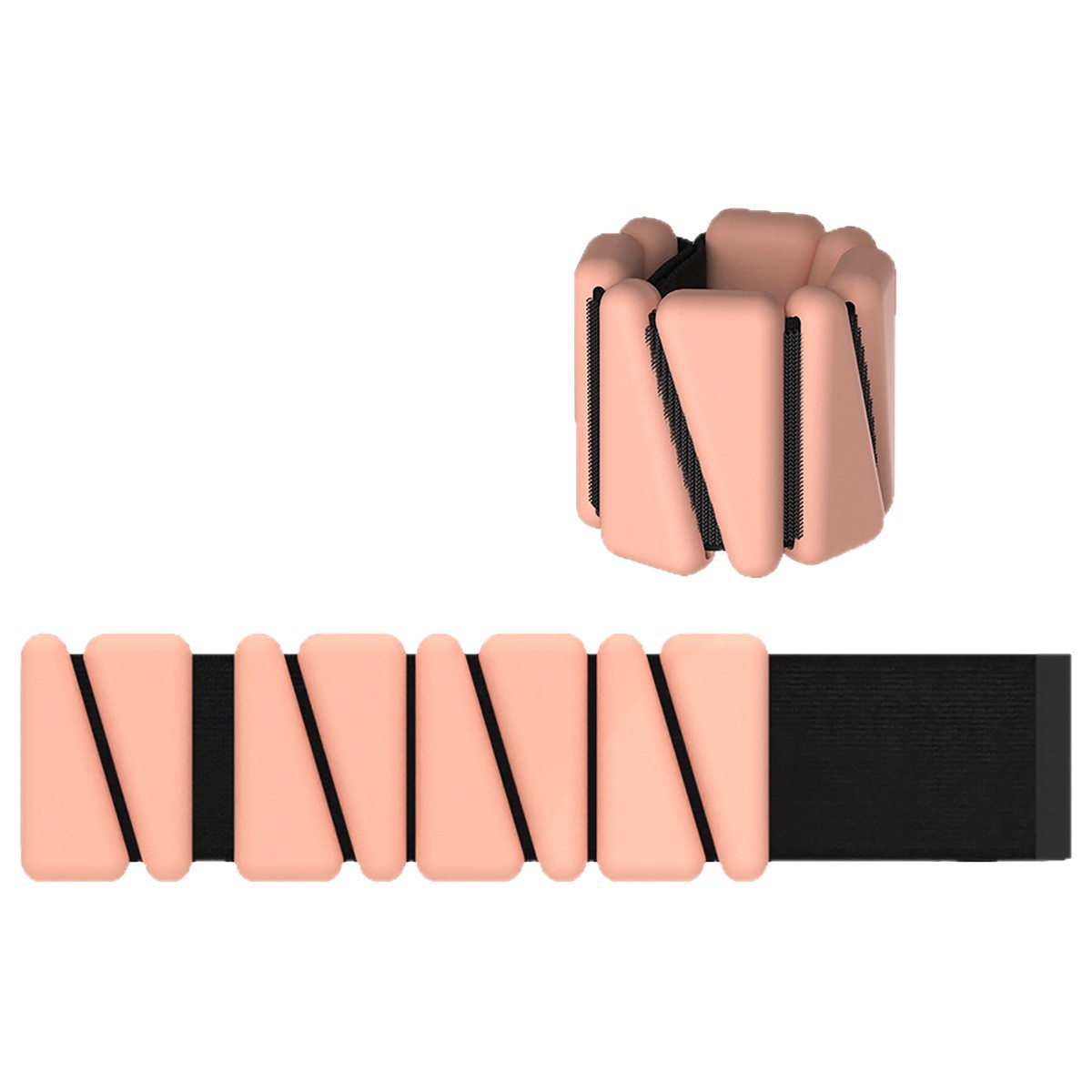 Cross-border e-commerce products yoga fitness training Velcro silicone weight bracelet a pair of 2 pounds