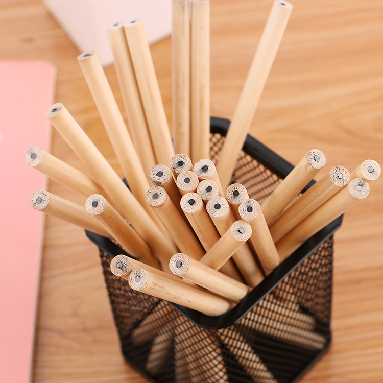 HB log pencil round triangle hexagon writing students continue to practice writing pencil children's prize gift LOGO
