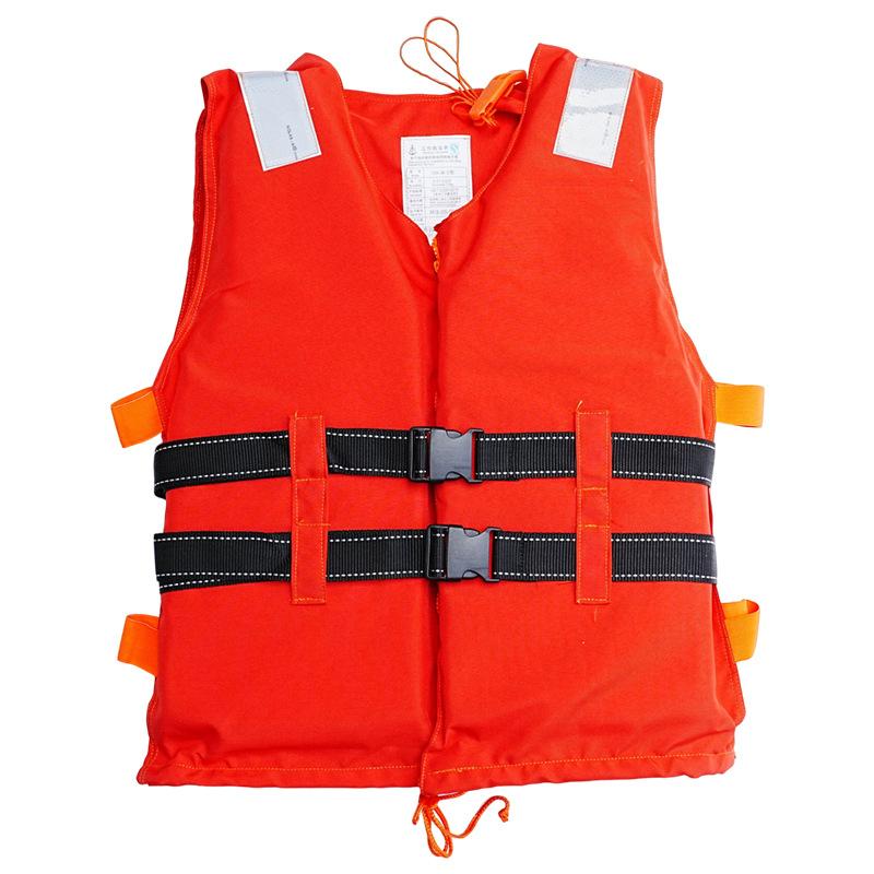 Manufacturer Supplies Marine-Grade Adult-Sized National Standard Life Jackets with High Buoyancy for Rafting, Flood Prevention, Rescue, Wholesale Safety Protection