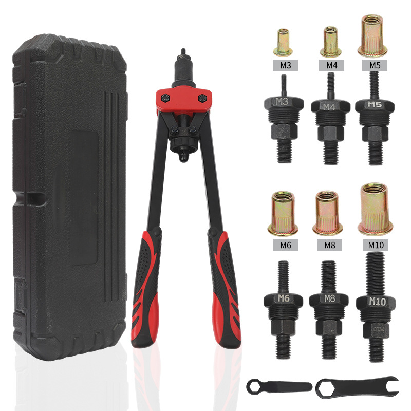 Ручной заклепочный пистолет 14 дюймов с двойной ручкой, тяжелый заклепочник