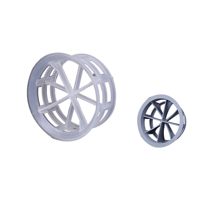 In-tower bulk plastic packing PP plastic bulk packing polypropylene plastic step ring for washing tower