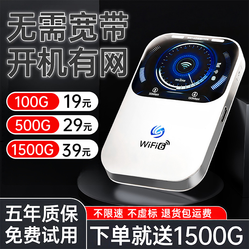 Новый портативный Wi-Fi роутер 2025 года, беспроводная сеть Wi-Fi6, безкарточный роутер