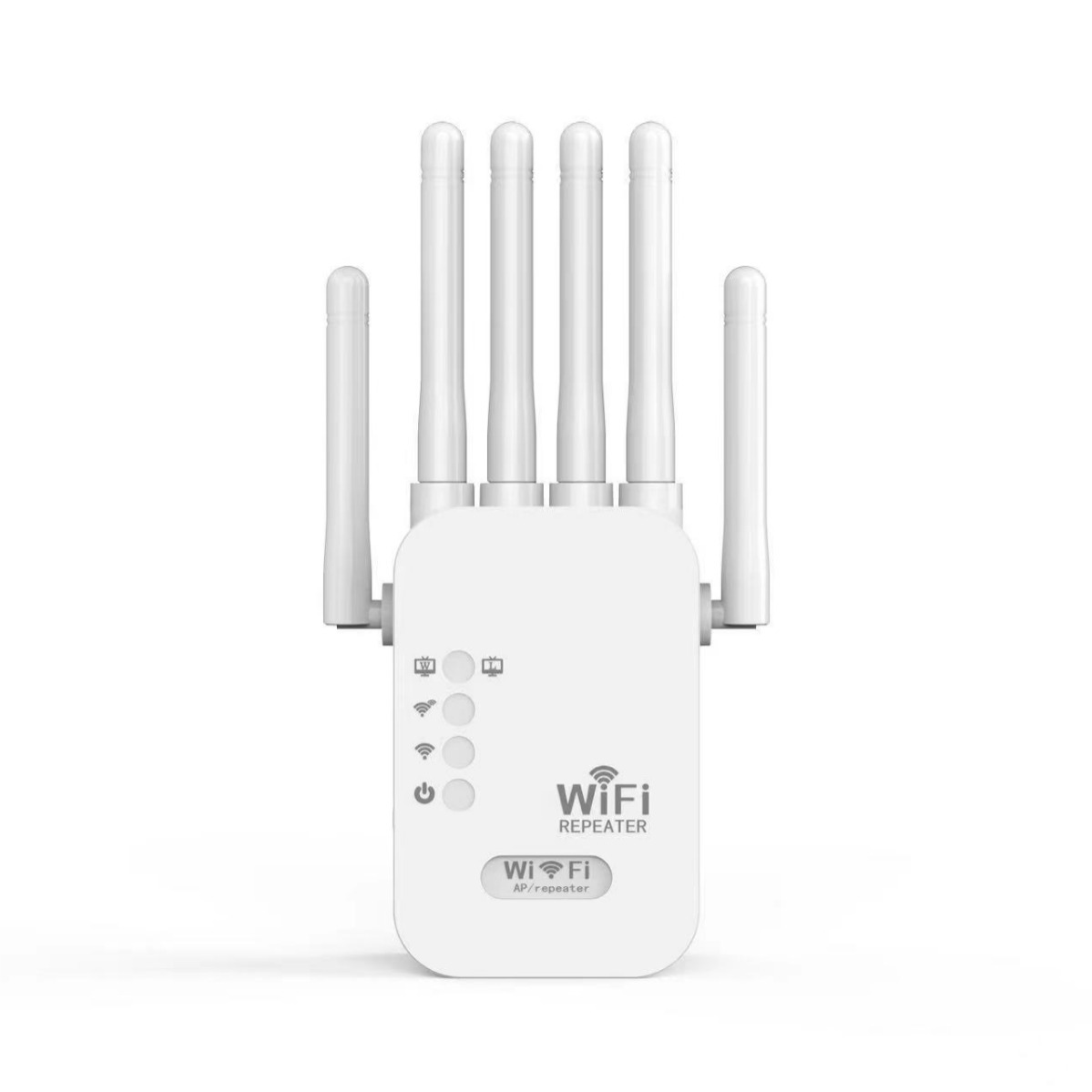 Six Antenna wifi Signal Amplifier Repeater Wireless Network Expansion 300 Mega 1200 Mega WiFi Booster