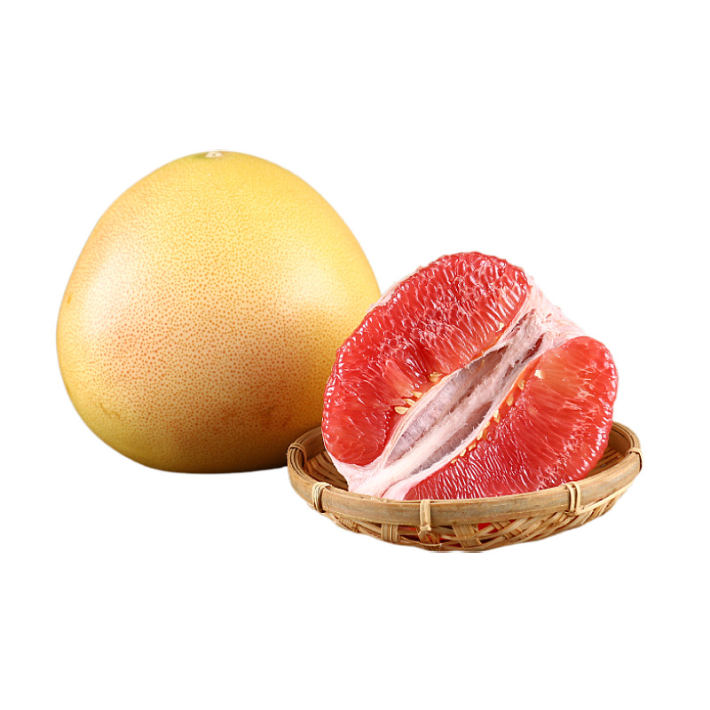 Fujian Guanxi Red Heart Pomelo Fresh Seasonal Red Flesh Pure Sweet Three Red Honey Pomelo Origin Direct Sales Wholesale Dropshipping