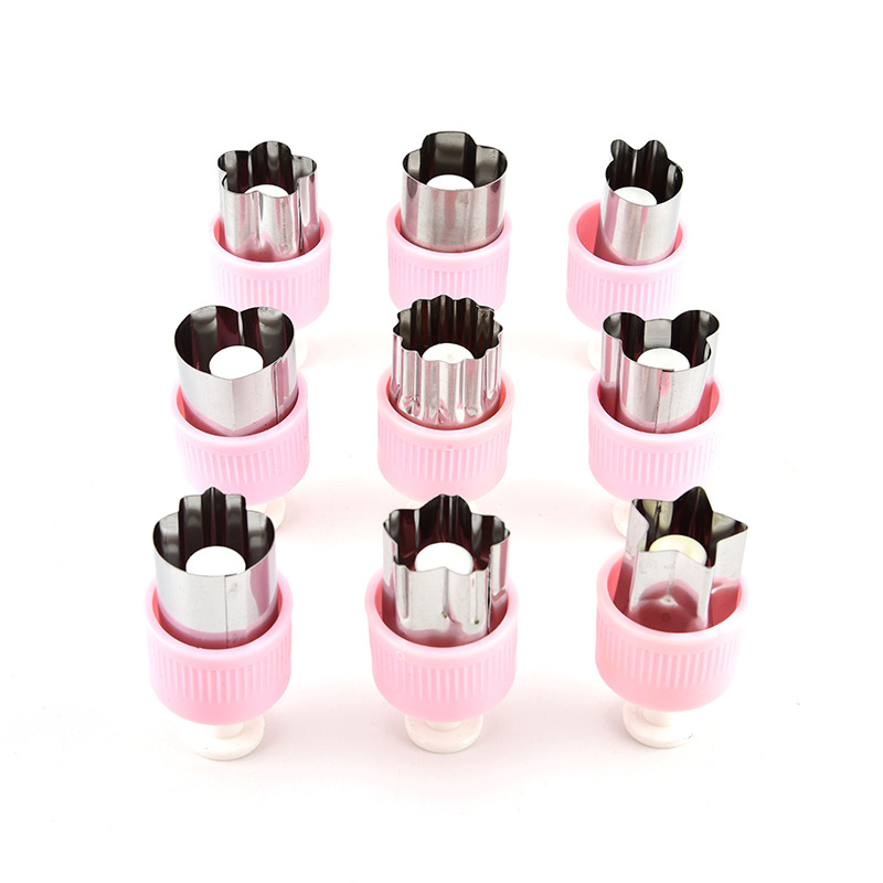 Manufacturer Wholesale Stainless Steel Fruit Cutting Mold Baby Food Supplement Mold Fancy Flower Cutter Biscuit Printing Mold Household Baking