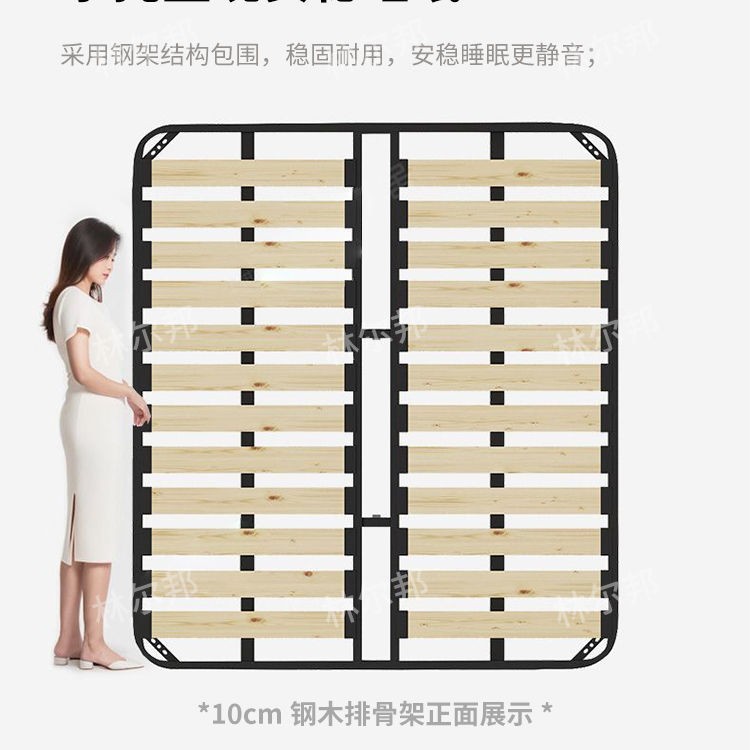 Clouds Big Black Bear Leather Bed Modern Simple Light Luxury 1 m 8 Tatami Double Bed Bedroom Furniture Leather Bed