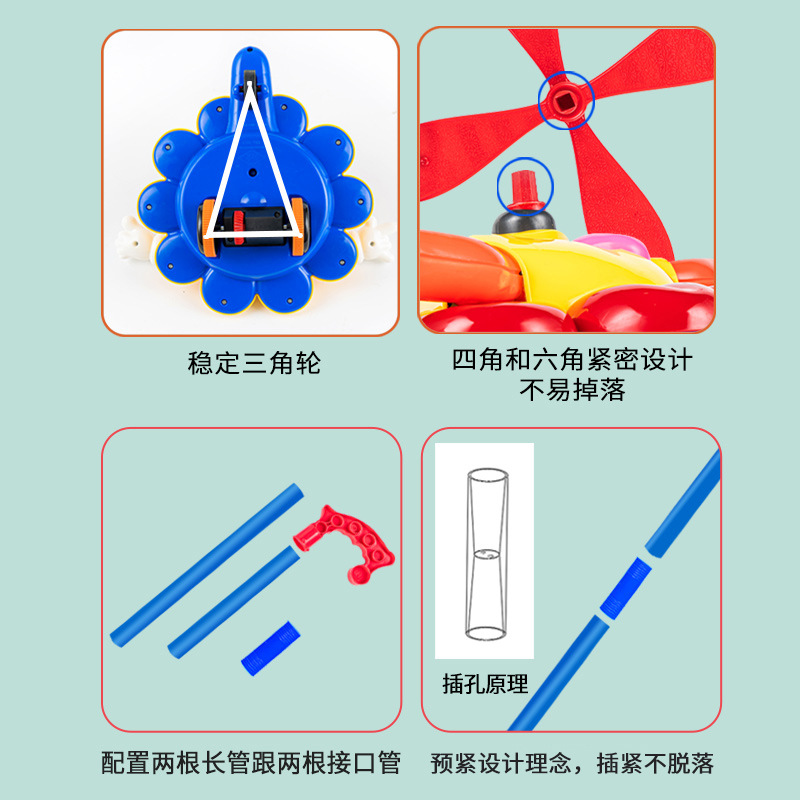 Baby Toddler Trolley Butterfly Multifunctional Walkers Ring Hand Push Airplane Stall Toy Gift Push Music