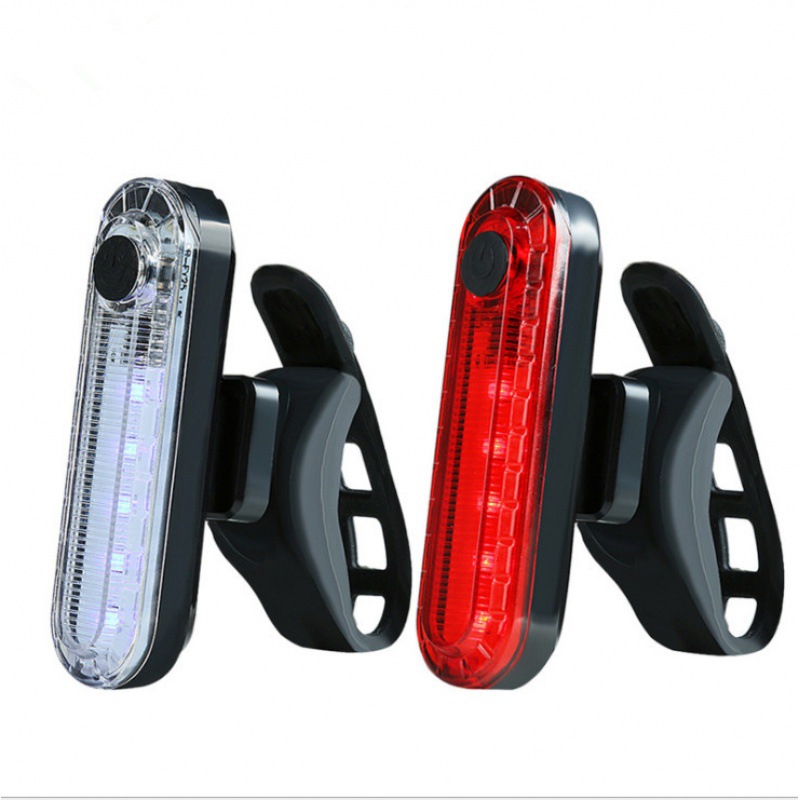 056 bicycle tail light outdoor riding USB charging COB bright night riding safety warning light riding accessories