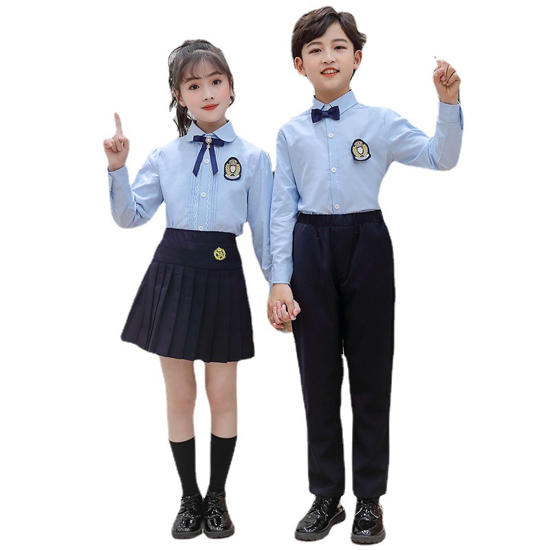 Kindergarten Uniforms, Spring & Fall Preppy Style Class Uniforms, Primary School Uniforms, Boys and Girls Shirts, Suits, Kidsren's Campus Clothing