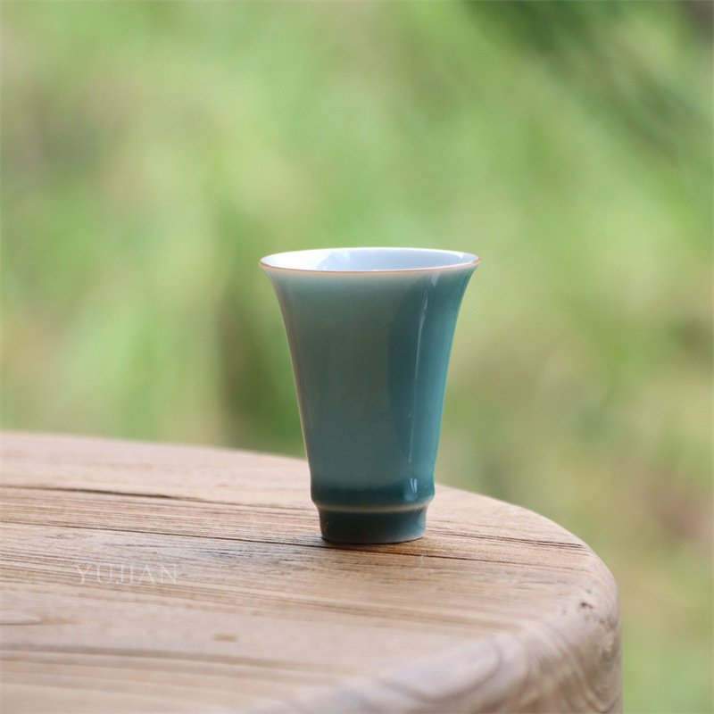 Household Traditional Autumn Blue White Porcelain Fragrance Cup Fragrance Gathering Cup Kung Fu Tea Set Tea Cup Tea Tasting Cup Master Single Cup