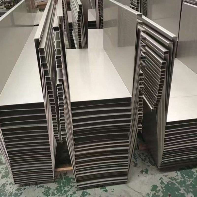 Stainless steel gutter tank 304 201 stainless steel plate bending processing water tank steel structure drainage tank U-shaped groove