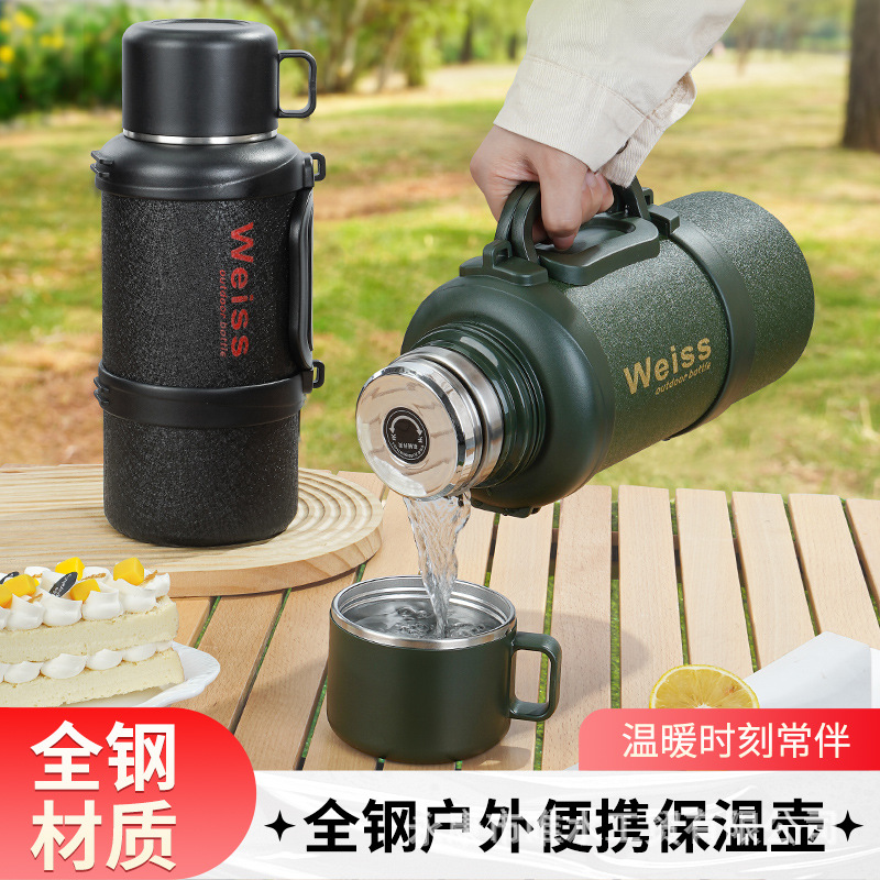 Большой емкости термос для спорта, 316 нержавеющая сталь