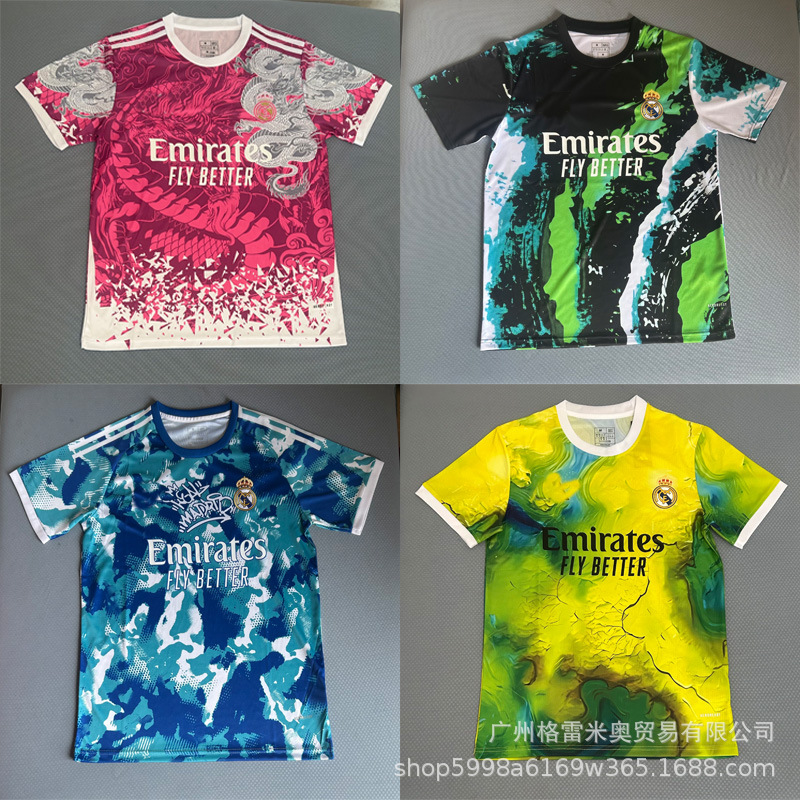 Прямые продажи фабрики футбольных клубов Ла Лиги 25-26 Реал Мадрид культурные футболки футбольные формы дропшиппинг