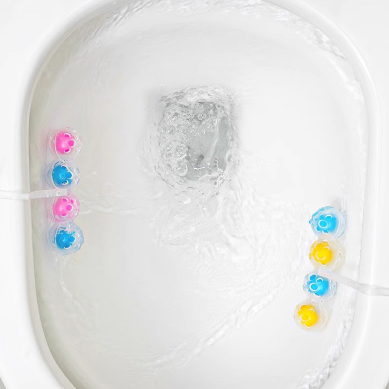 Hanging Toilet Deodorant Ball Toilet Cleaning Deodorant Toilet Cleaner Toilet Fragrance Hanging Ball Blue Bubble