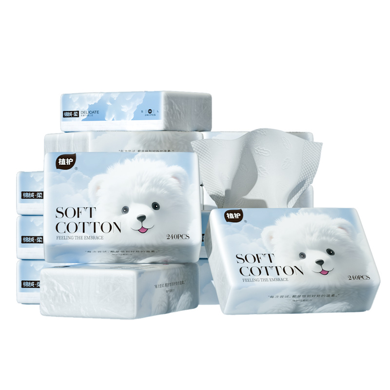 Plant-Based Soft Tissue Paper, 36 Packs in Bulk for Household Use, Economical Pack of Tissue Paper, Cream Paper, Baby Moisturizing Tissue Paper Wholesale