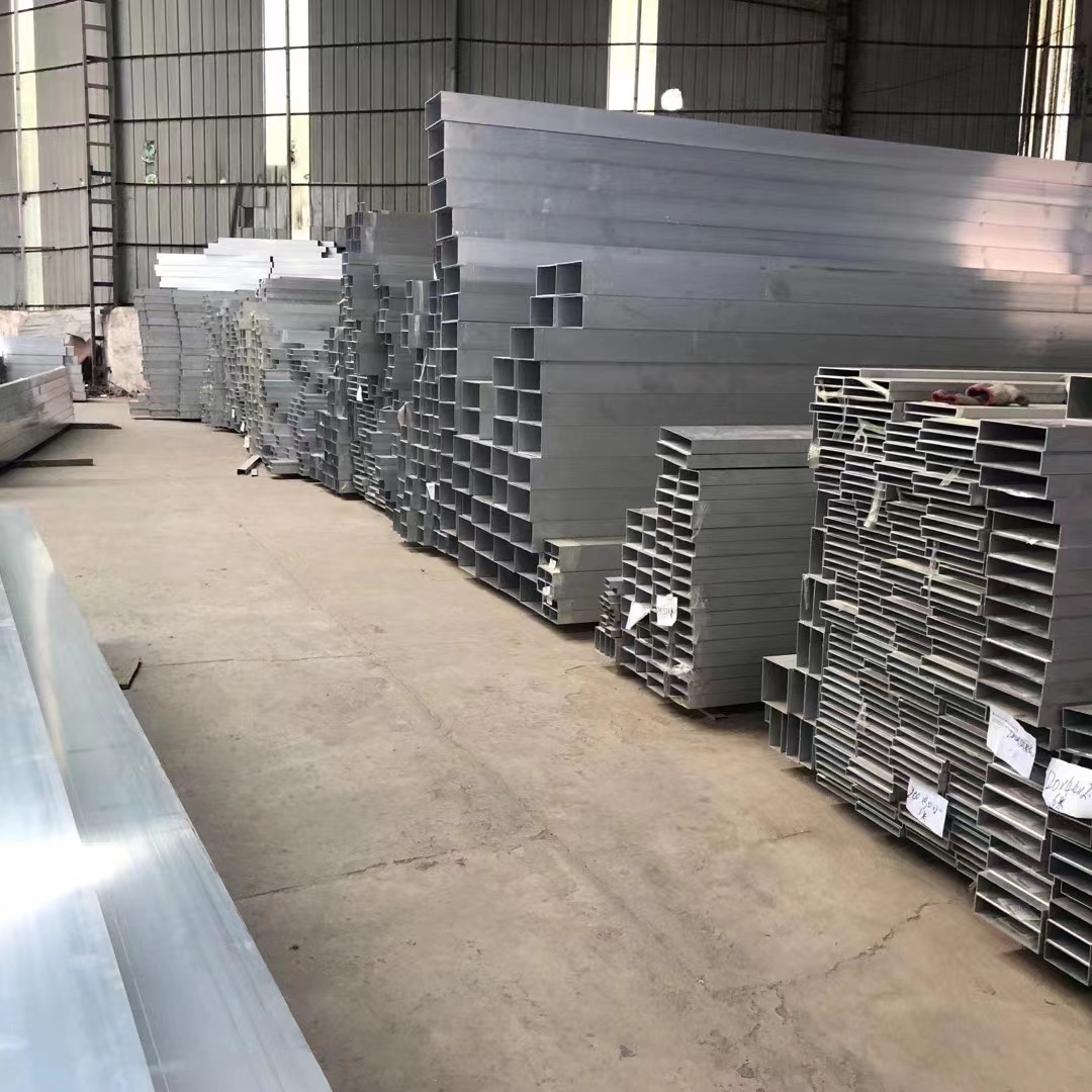 6061 Aluminum Alloy Square Tube Manufacturer Electrophoretic Oxidation Drawing 6063 Rectangular Aluminum Tube Processing Profile Aluminum Square Tube