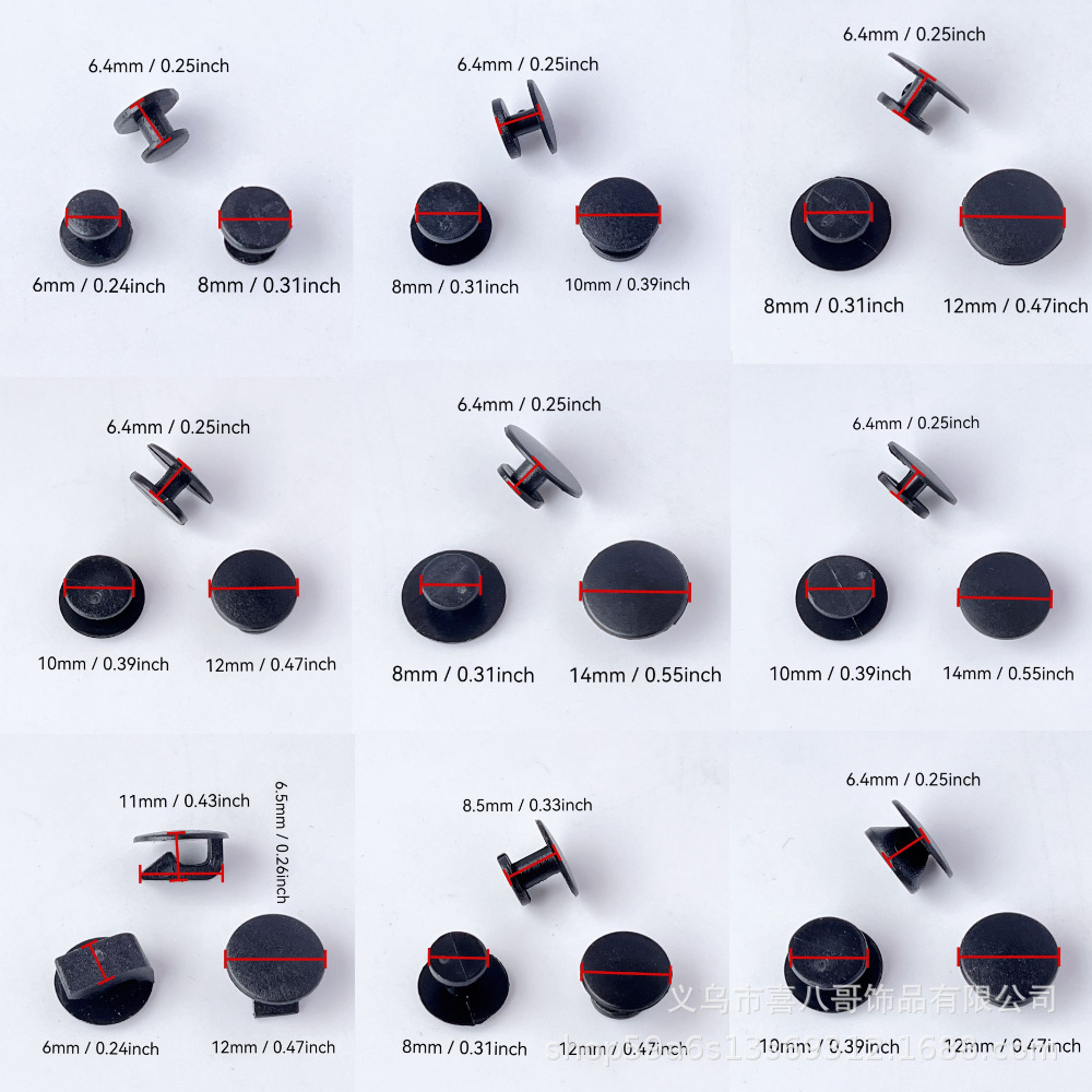 Hole shoes shoe flower base I-buckle DIY shoe flower bottom buckle pea buckle detachable tapered buckle wholesale