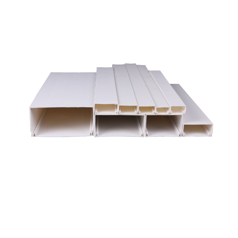 Thickened pvc square trunking pvc trunking self-adhesive surface-mounted invisible ground box trunking factory supply