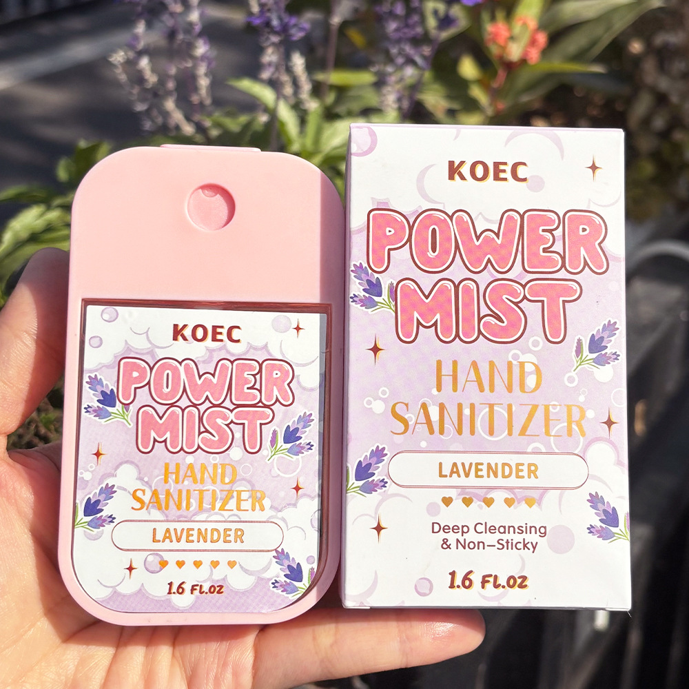 Koec No-Wash Strawberry Fruity Hand Sanitizer 50m Fragrance Hydrating Moisturizing Deep Cleaning Cross-Border Hot Model Wholesale