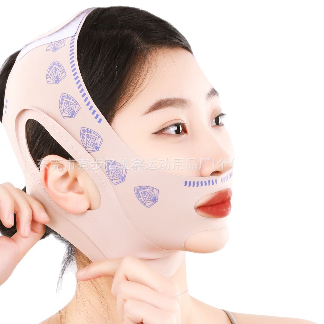 Factory Outlet] V Face Shaping Bandage Face Landing Tight Fast Draping Double Chin Sleep Mask