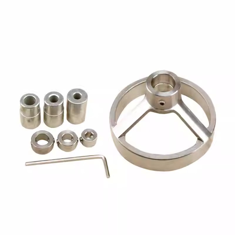 Woodworking Drill Bit for Drilling Holes in Round Wood Dowels, Round Wood Tenons, Vertical Stainless Steel Hole Puncher Set, Straight Hole Locator