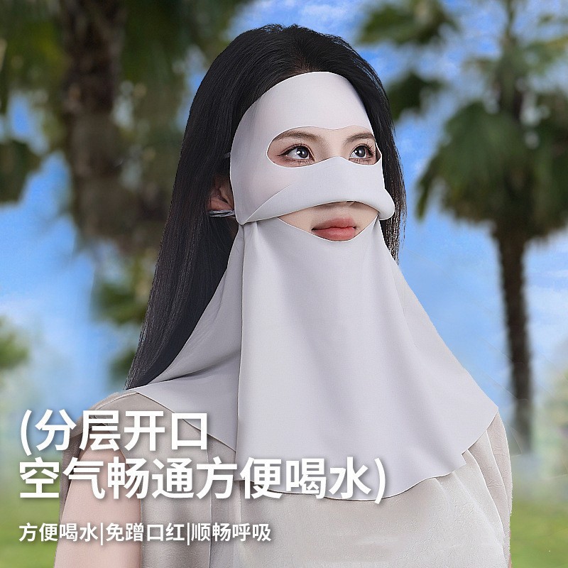 Питьевая маска для защиты от солнца, защита шеи, антивирусная, летняя маска для женщин
